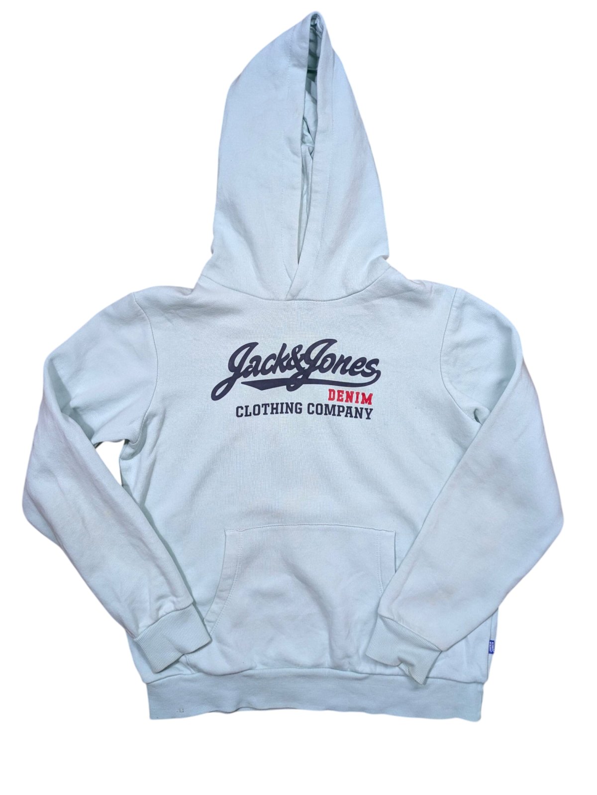 Světle modrá mikina pro kluky secondhand Jack&Jones