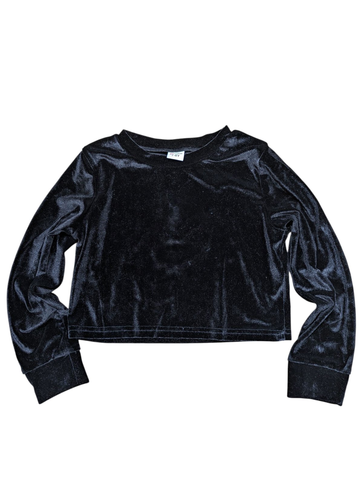 Semišový crop černý pro holky secondhand PatPat