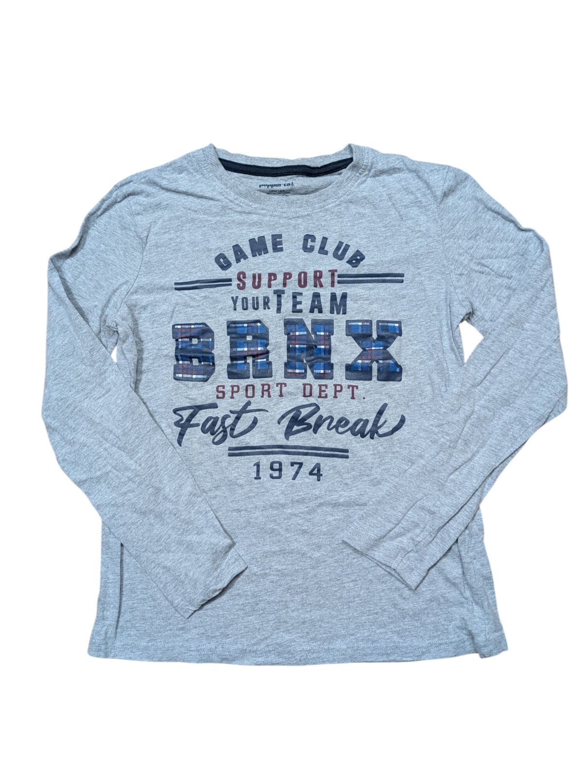 Šedé triko s nápisem pro kluky secondhand pepperts