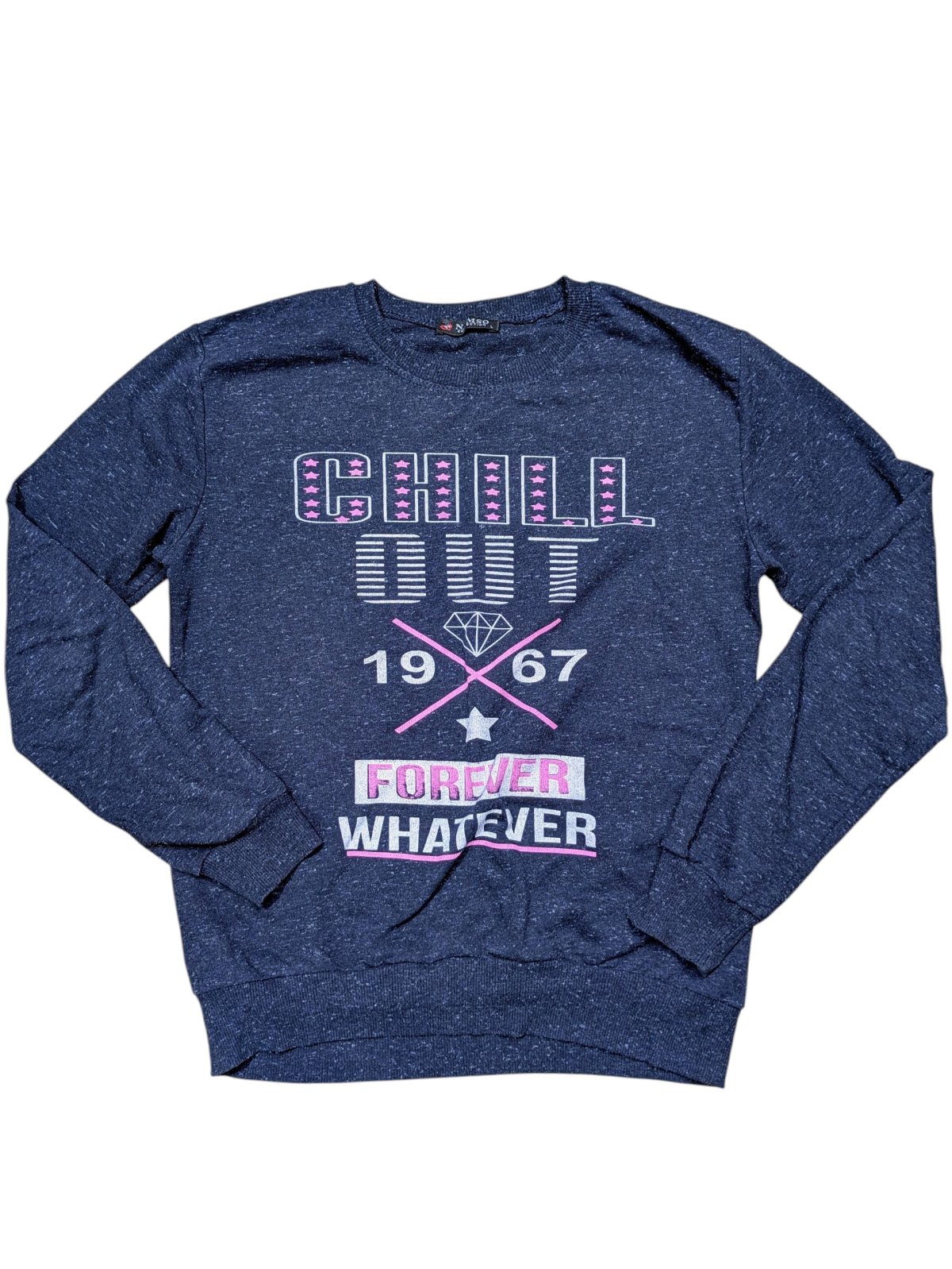 Slabá mikina s nápisem pro holky secondhand Namso