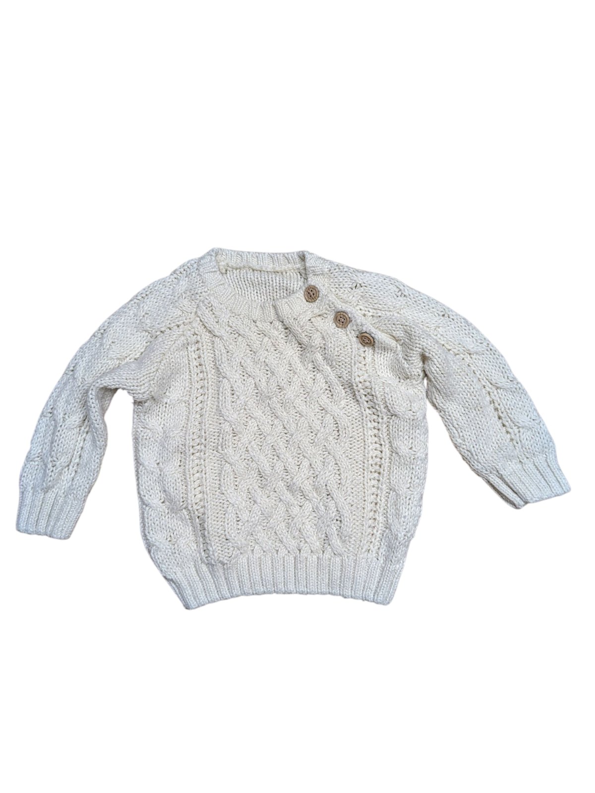 Světlý pletený svetr pro holky secondhand George