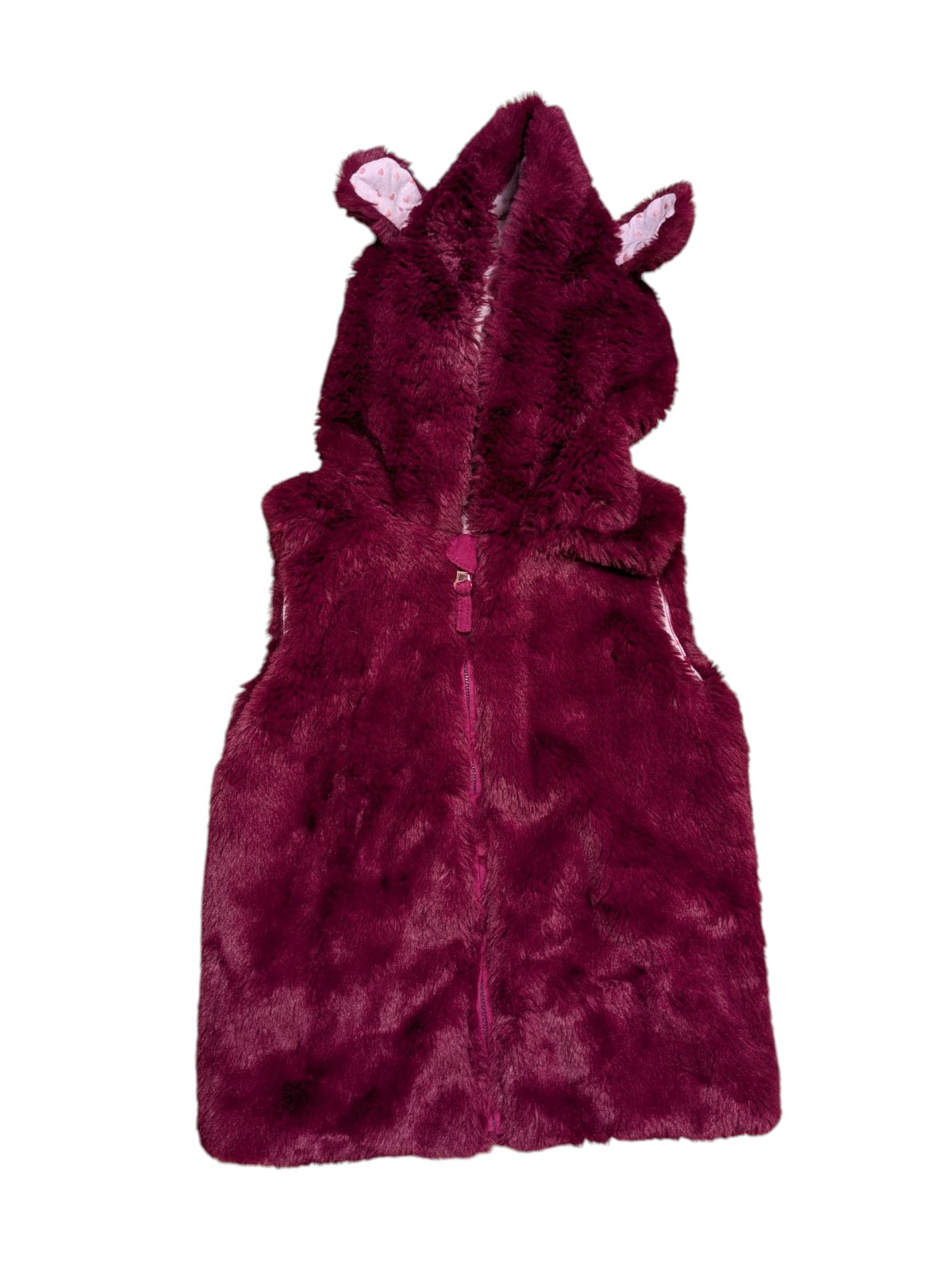 Vínová teplá vesta pro holky secondhand Nutmeg