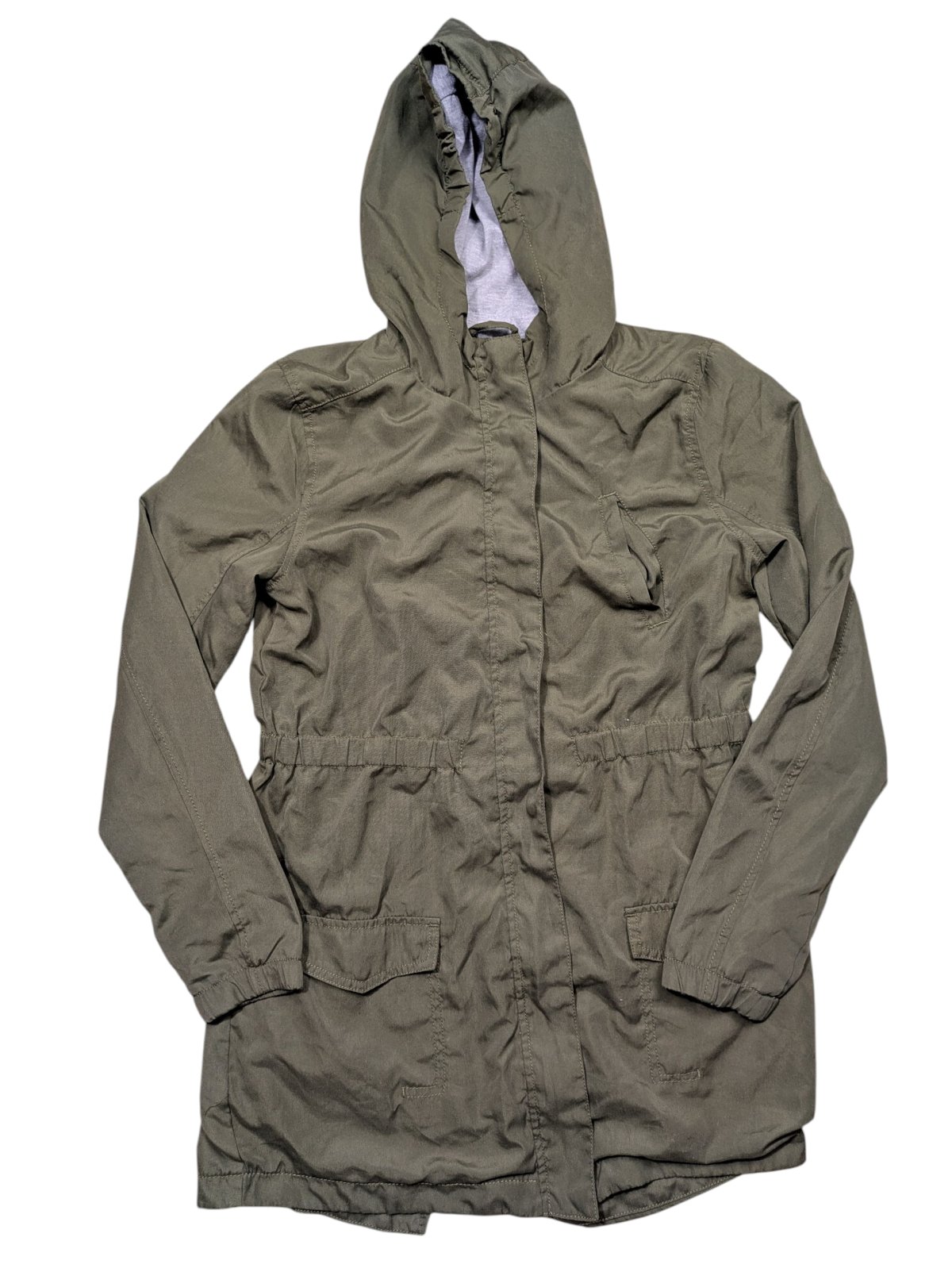 Tmavě zelená bunda pro holky secondhand PocoPiano