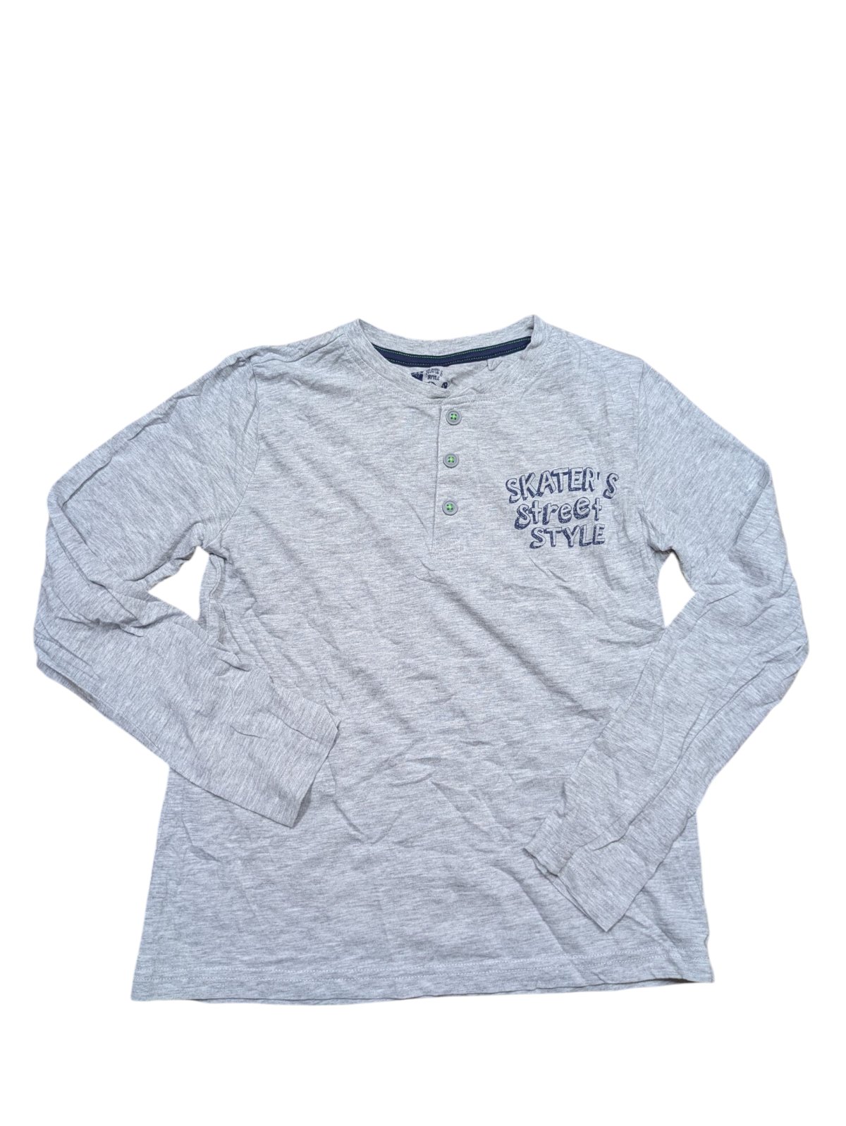 Šedé triko s nápisem pro kluky secondhand Alive