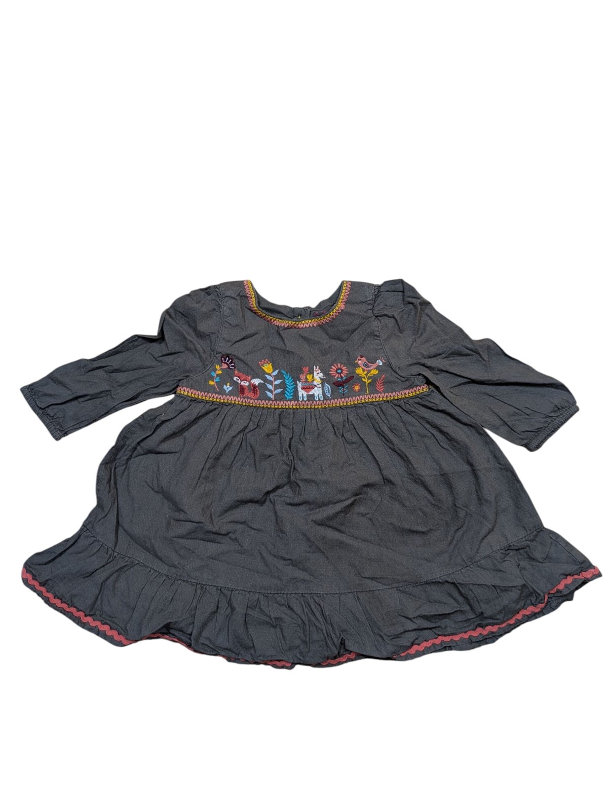 Šedé šaty s obrázky pro holky secondhand Nutmeg