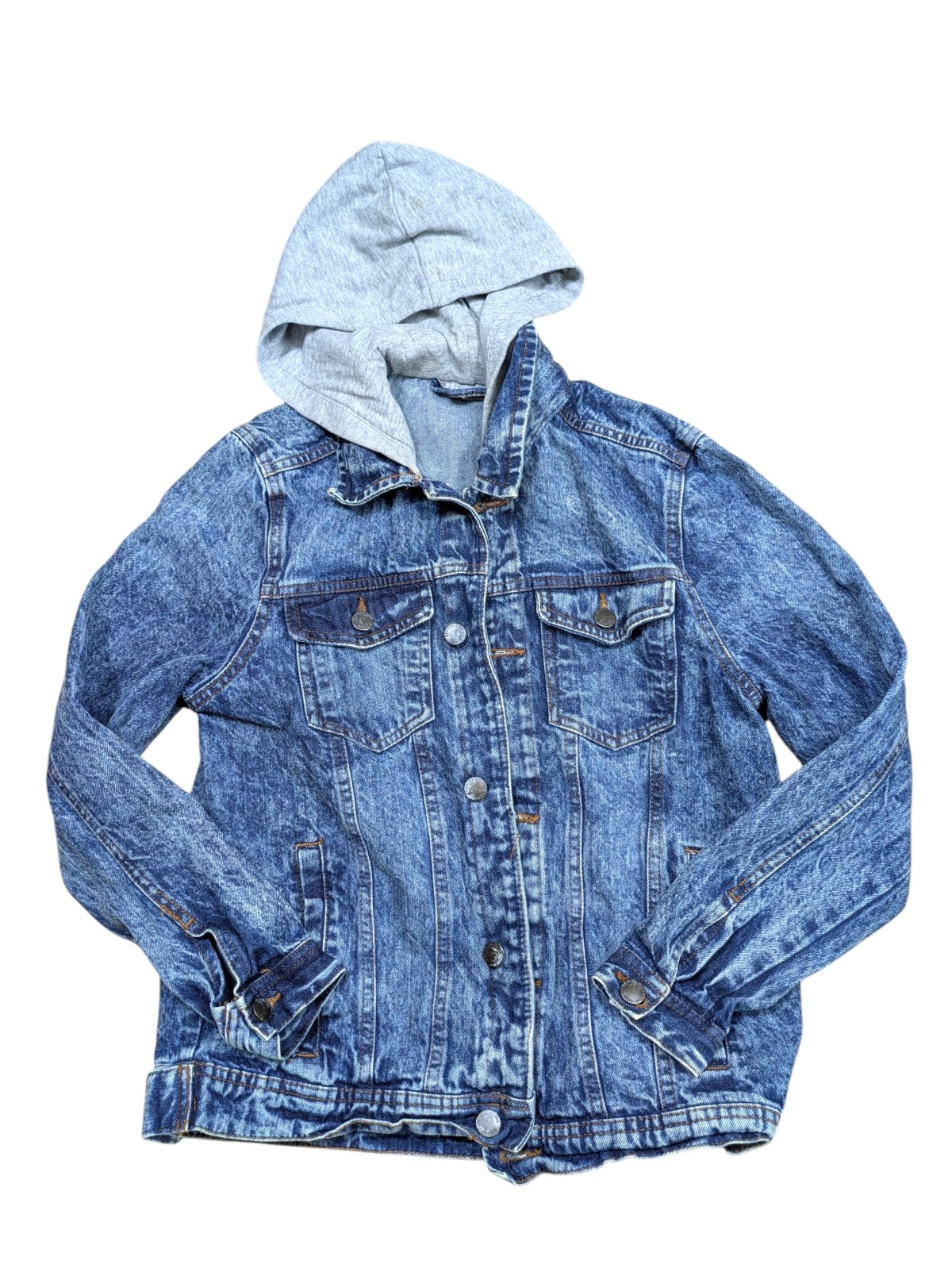 Tmavší džínová bunda pro kluky secondhand Destination