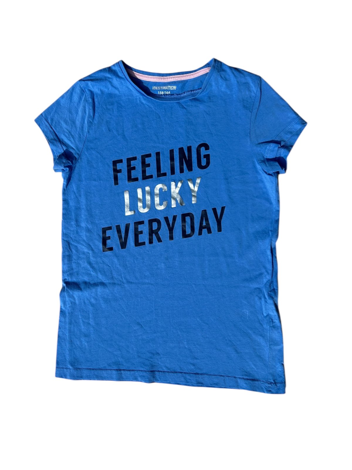 světle modré triko pro holky secondhand Destination 