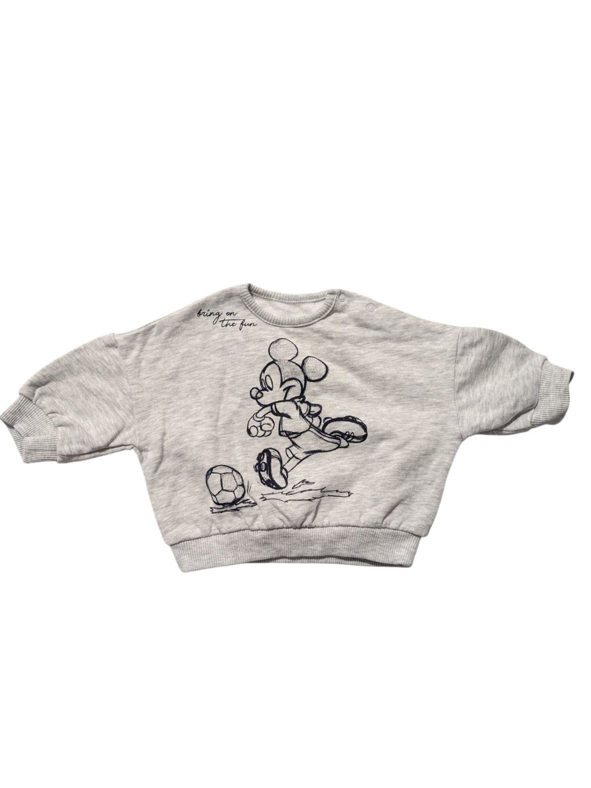 Šedá mikina Mickey pro kluky secondhand Disney