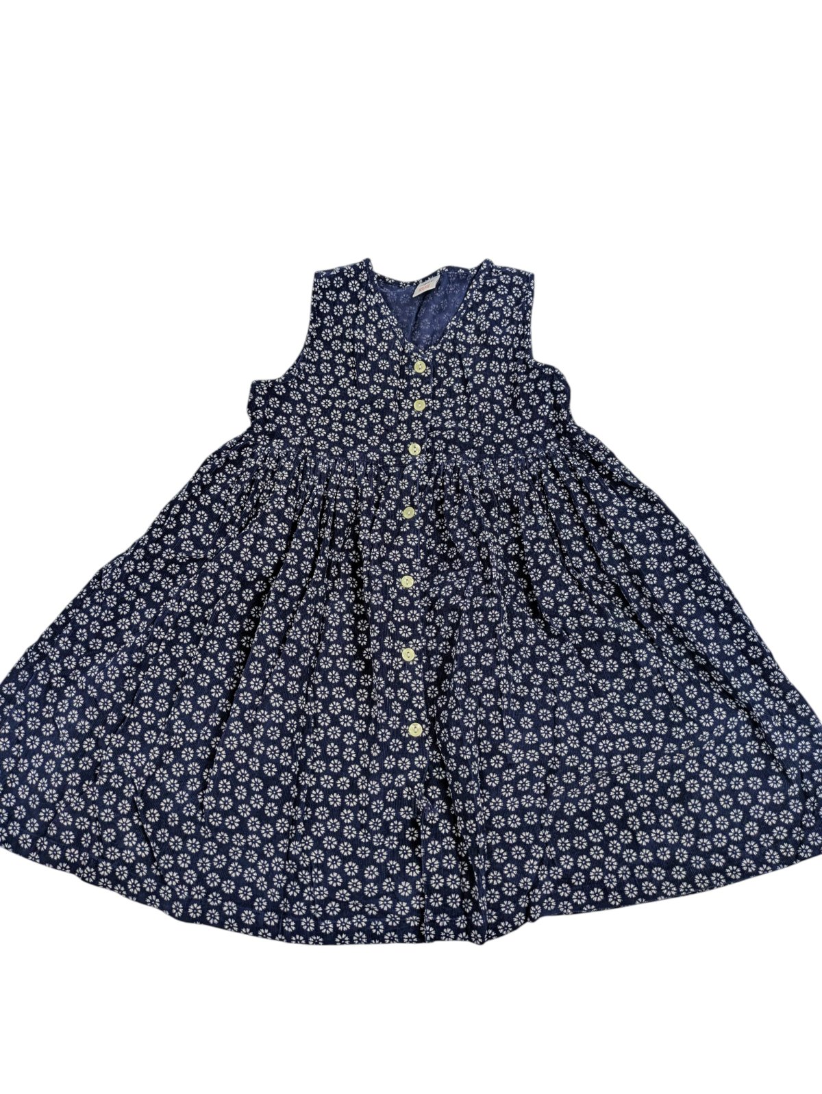 Tmavě modré manžestrové šaty pro holky secondhand