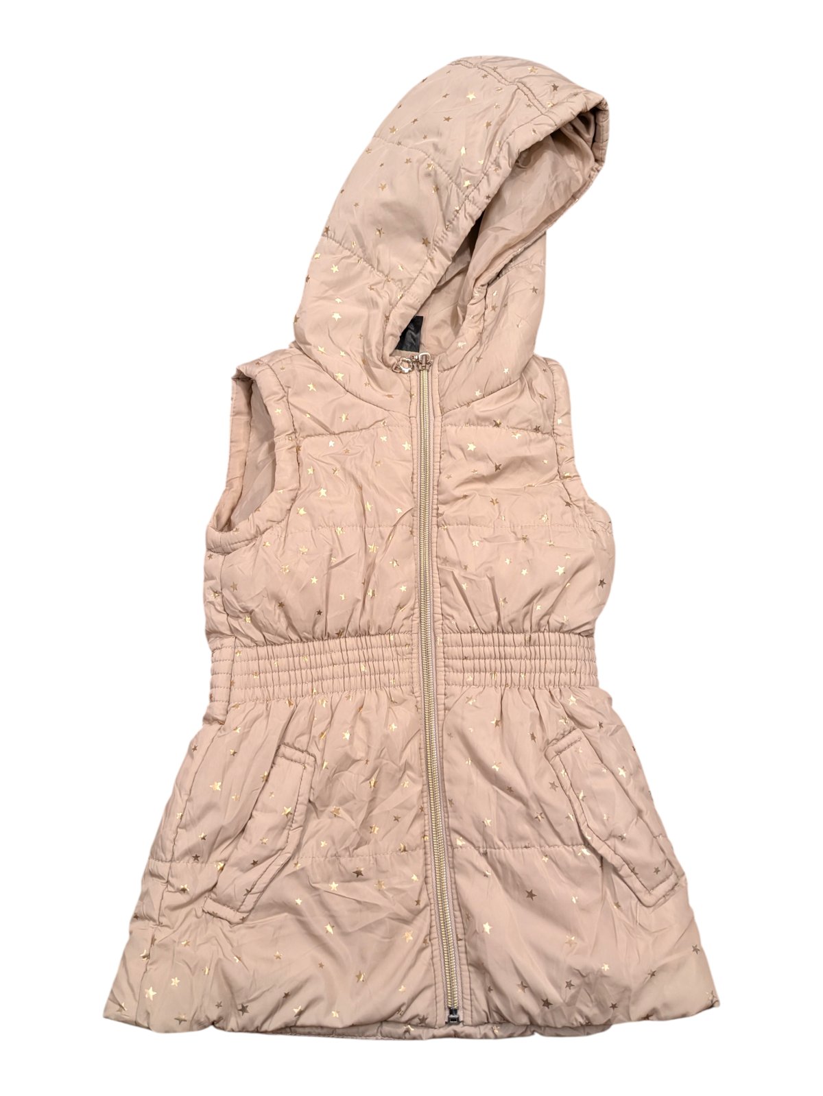 Světlá vesta s hvězdičkami pro holky secondhand Max Girls