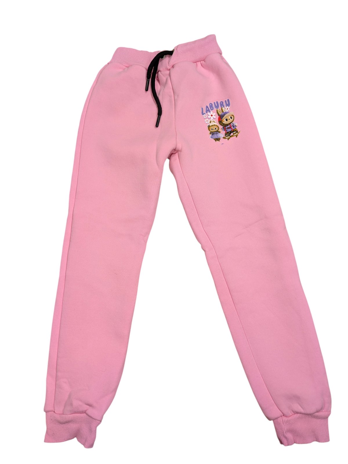 Růžové tepláky pro holky Labubu secondhand