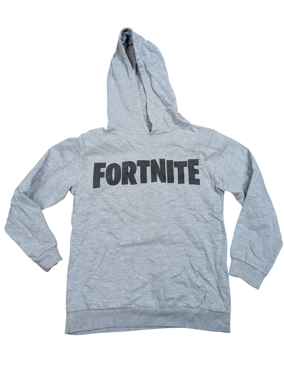 Světle šedá mikina pro kluky Fortnite secondhand