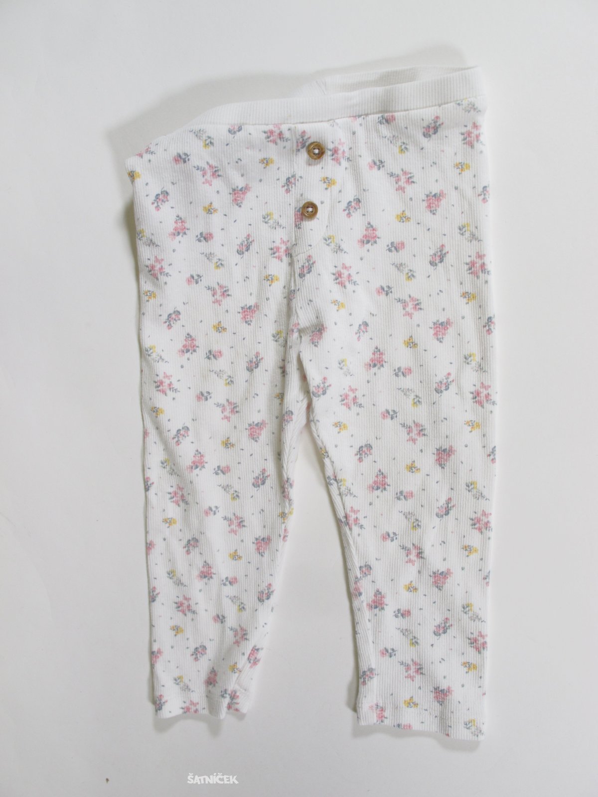 Pyžamové kalhoty s kytkami pro holyk secondhand