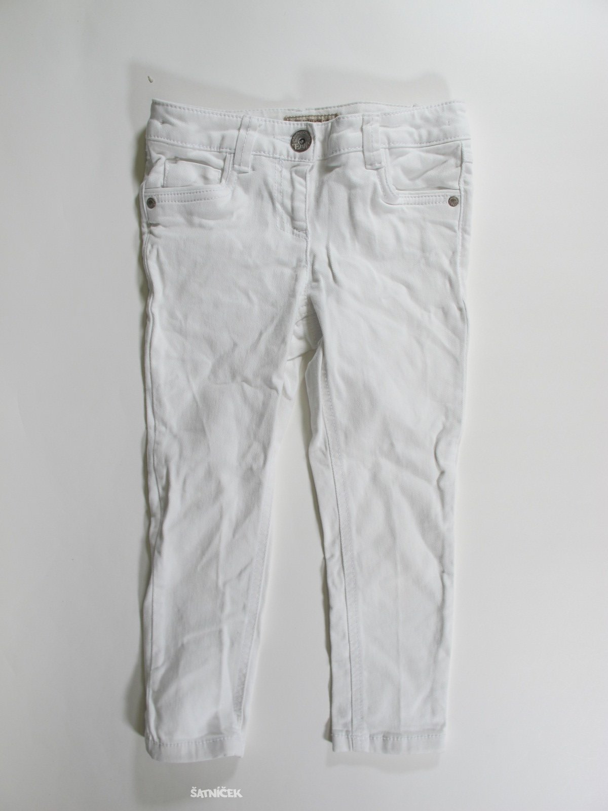 Džínové kalhoty pro holky bílé 