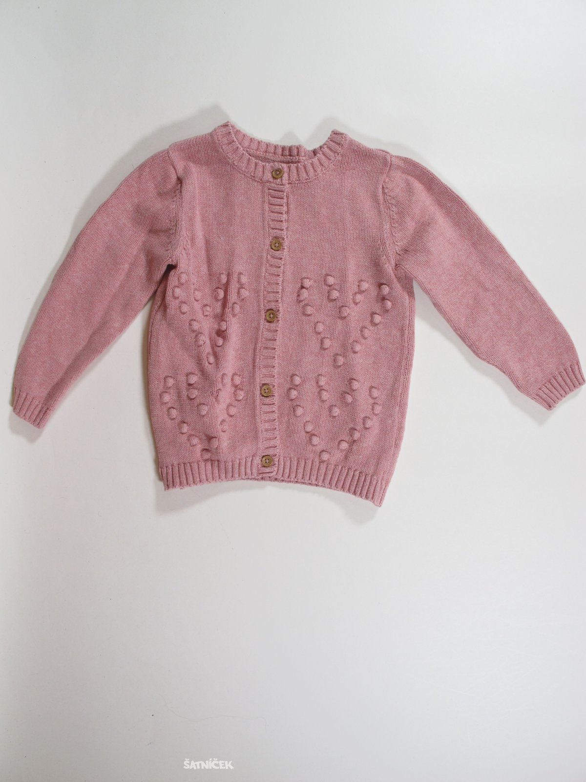 Růžový svetr pro holky secondhand