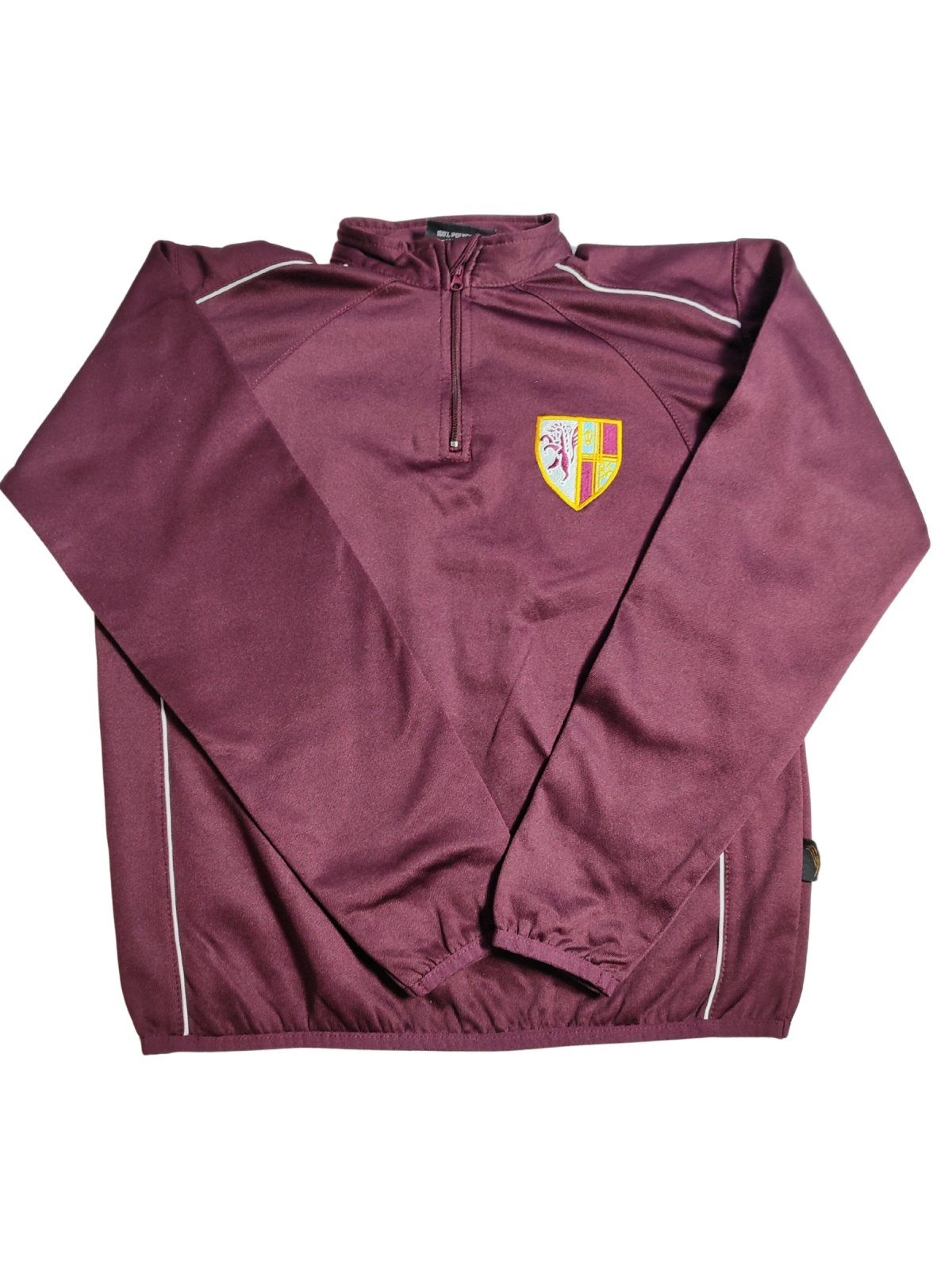 Vínová sportovní mikina pro kluky secondhand