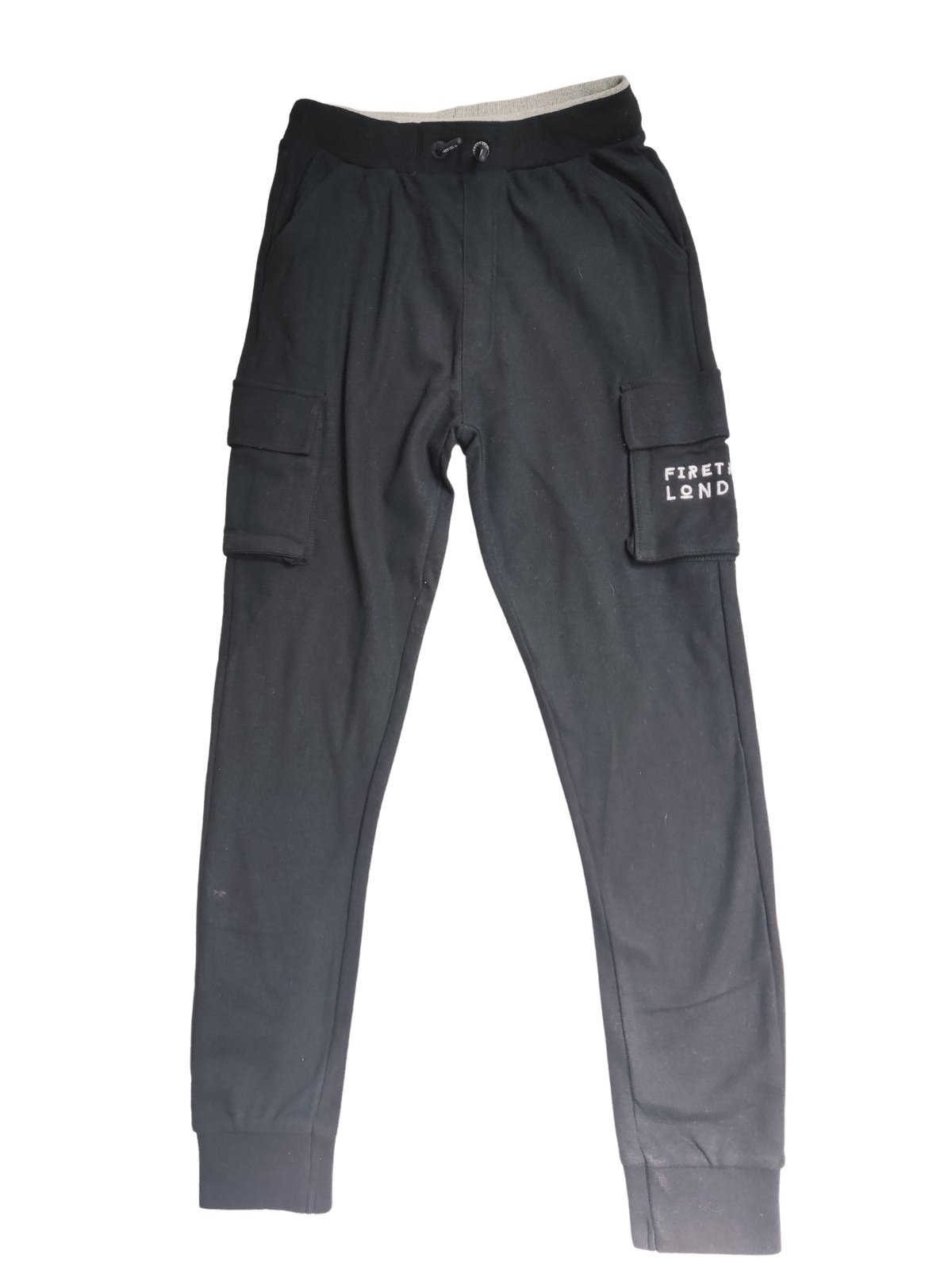 Černé kalhoty pro kluky na šňůrku secondhand Firetrap