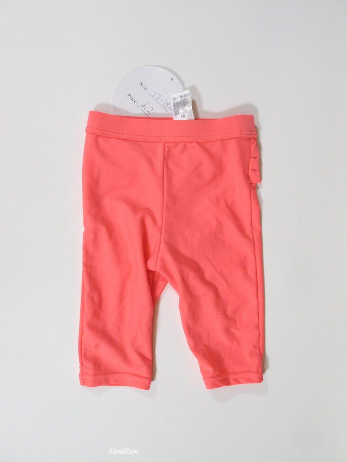 Plavkové kalhoty pro holky  růžové outlet