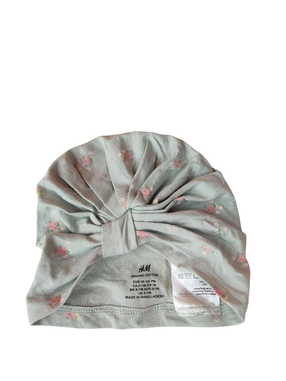 Jarní čepička zelená pro holky secondhand H&M