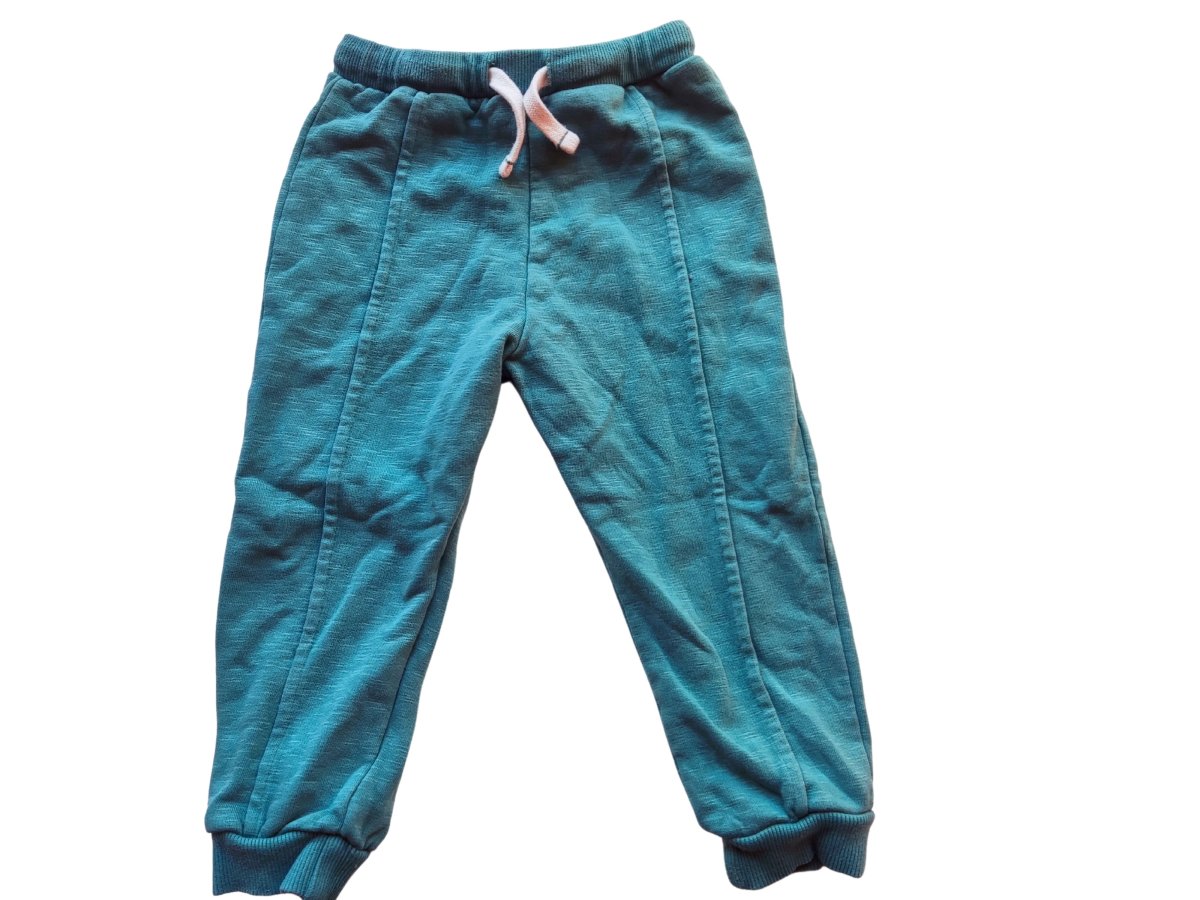 Tyrkysové tepláky na šňůrku pro kluky secondhand M&S