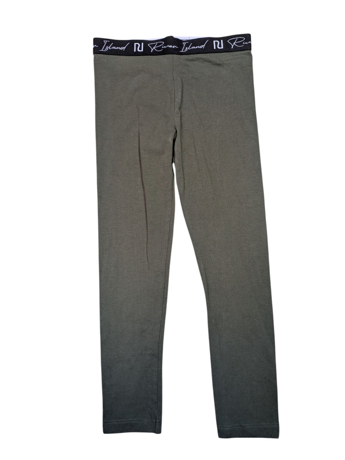 Tmavě zelené elasťáky pro holky secondhand River Island