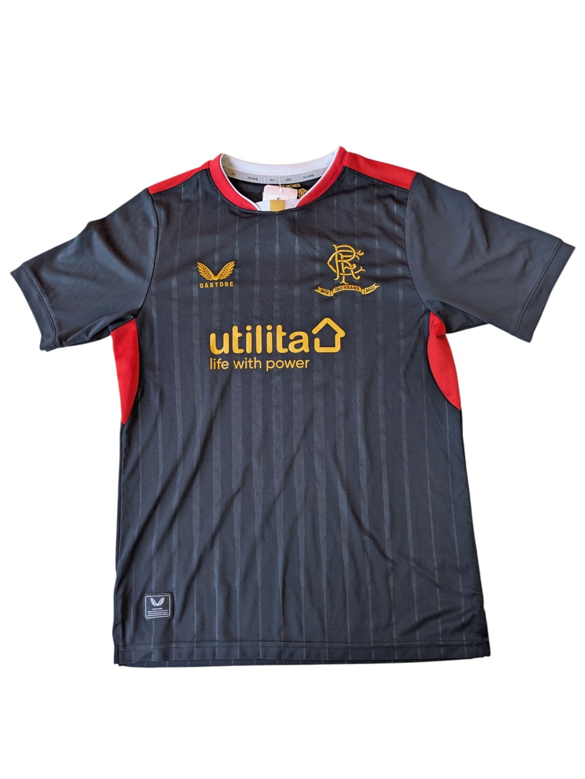 Černý dres Rangers pro kluky secondhand Castore