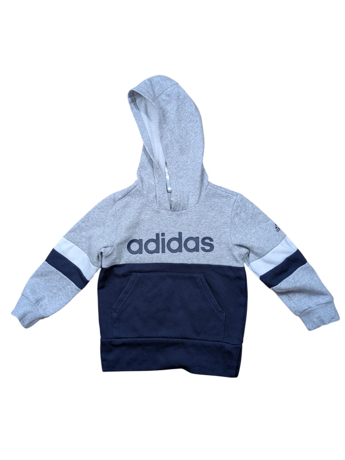 Šedo modrá mikina pro kluky secondhand Adidas