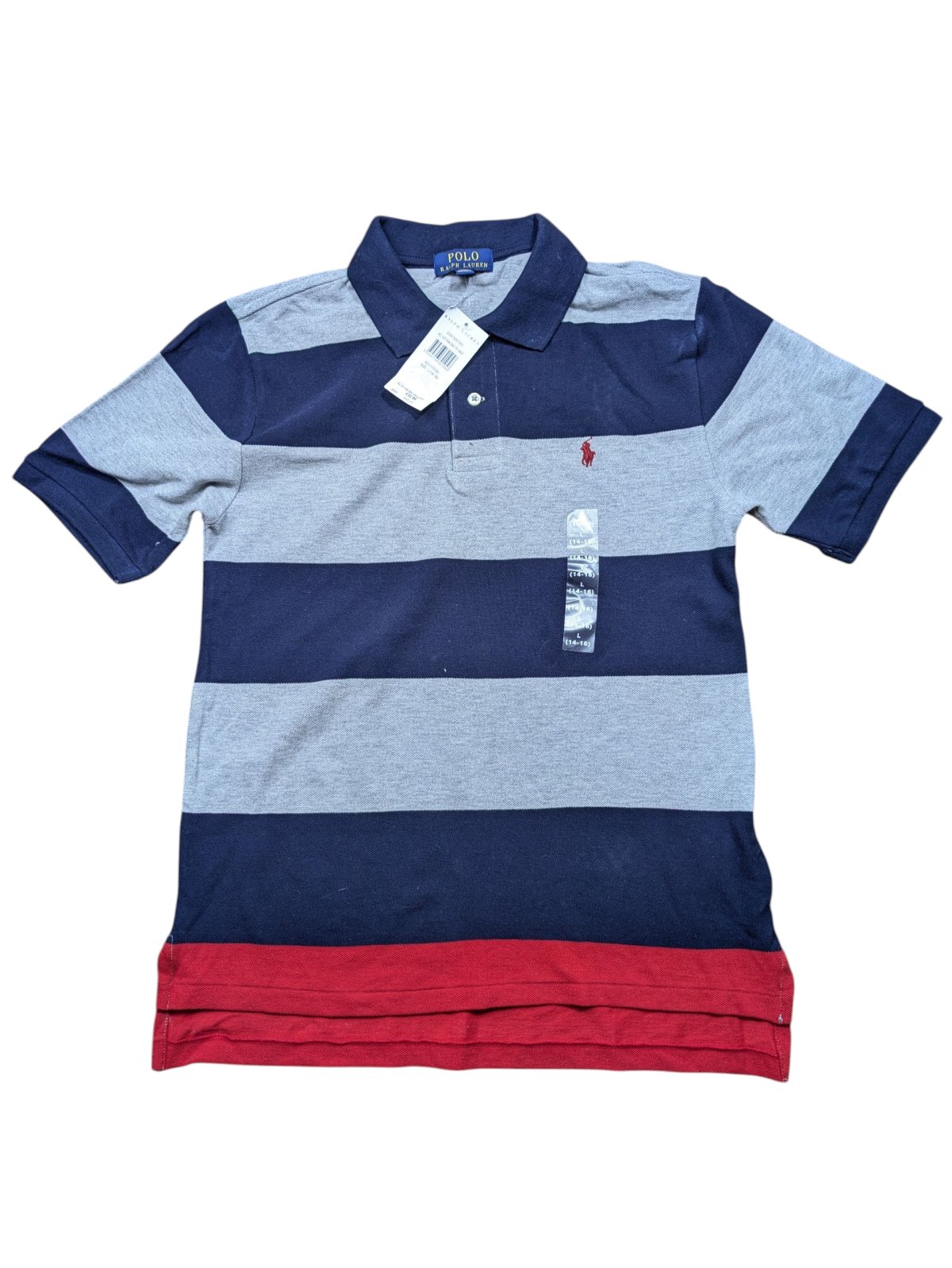 Pruhovaná polokošile pro kluky outlet Ralph Lauren