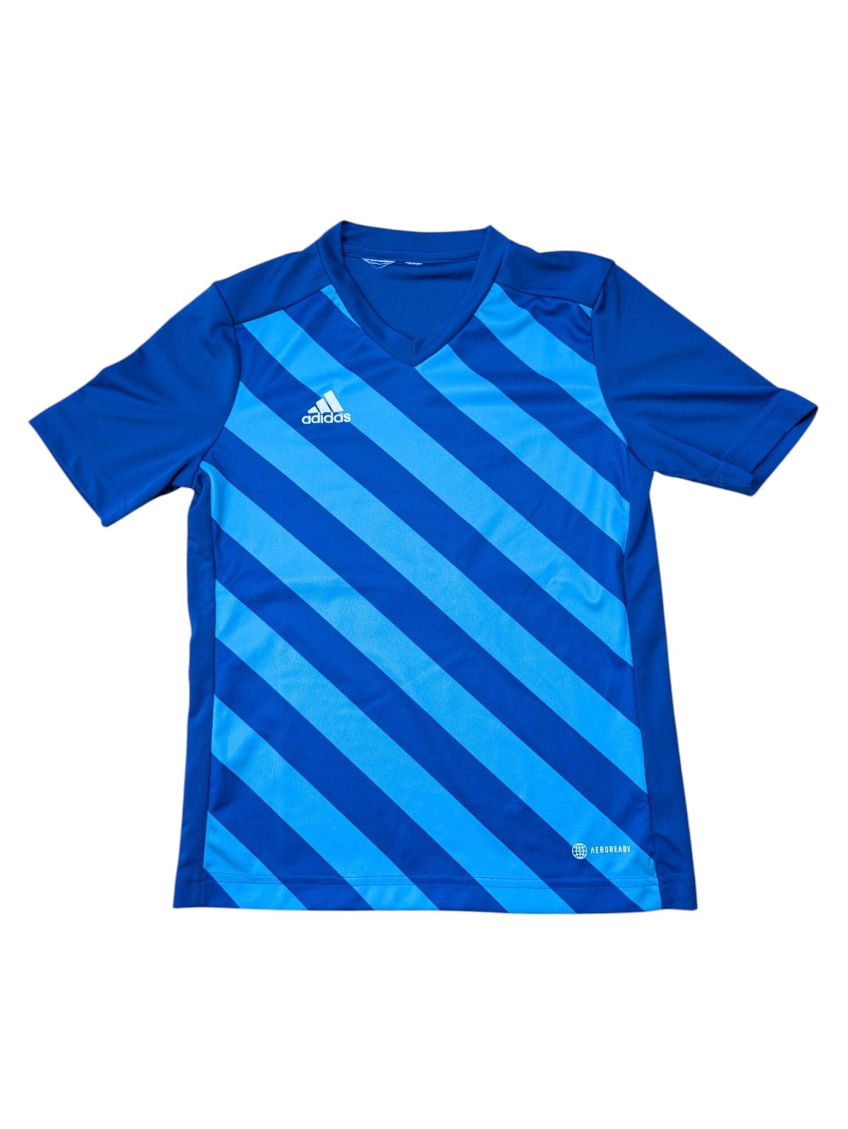 Modré sportovní triko pro kluky secondhand Adidas