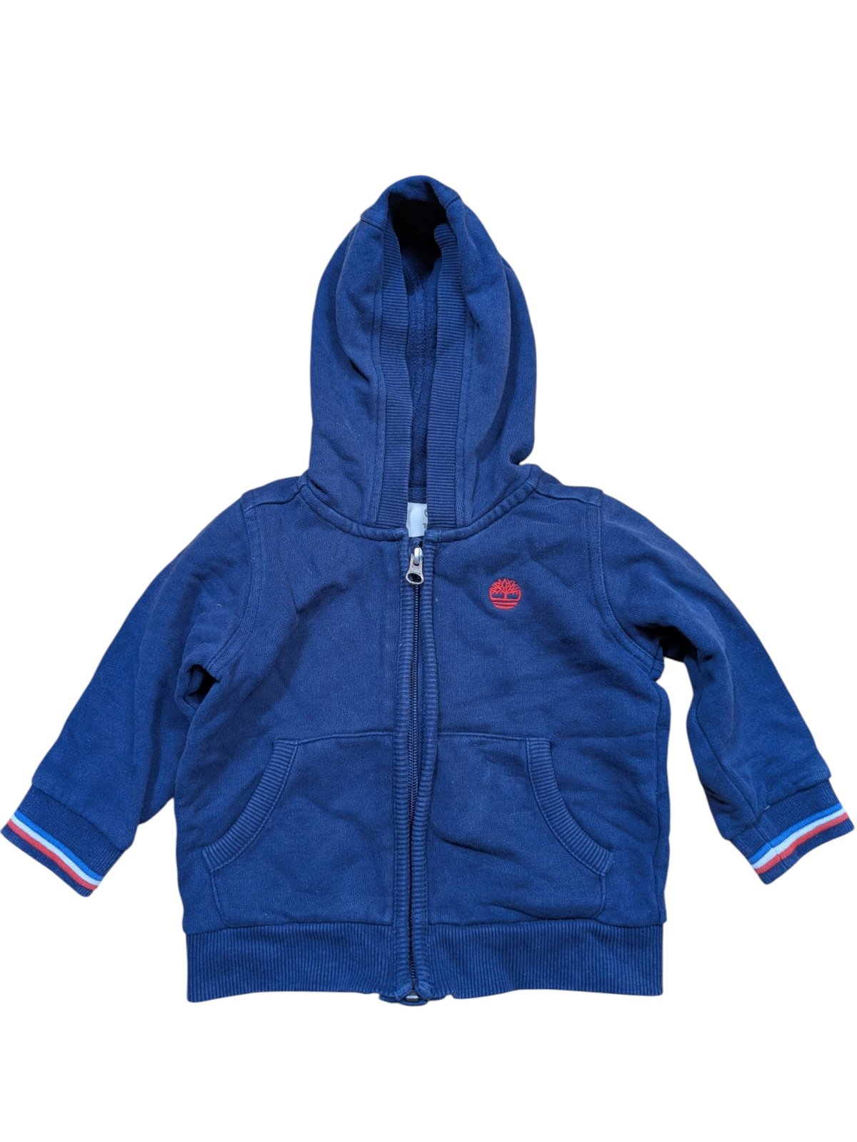 Tmavě modrá mikina s obrázkem pro kluky secondhand Timberland