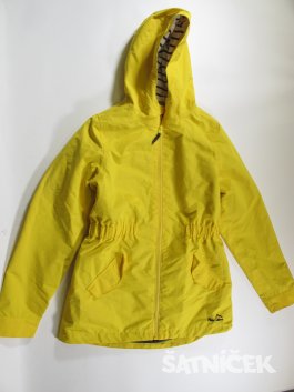 Žlutá jarní bunda pro holky  secondhand