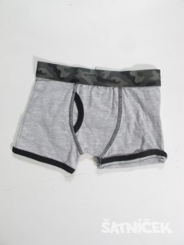 Boxerky pro kluky šedé secondhand