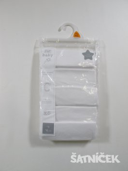 5x bílé body pro děti outlet