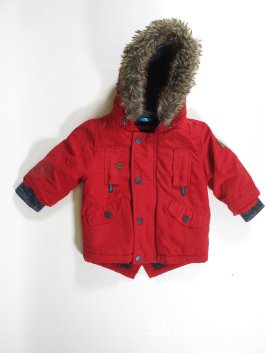 Zimní červená bunda pro kluky secondhand
