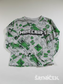 Triko Minecraft  pro kluky  s obrázky secondhand 