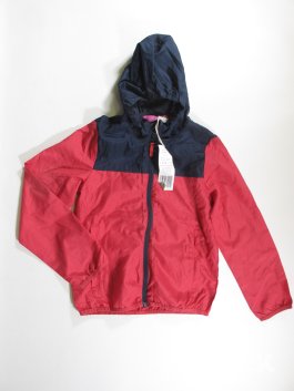 Šustáková bunda pro holky modro červená outlet  