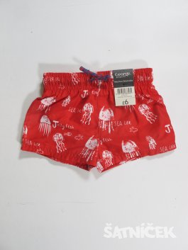 Kratasy pro kluky  červené outlet 