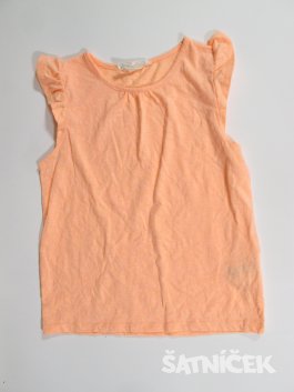Oranžové triko pro holky  
