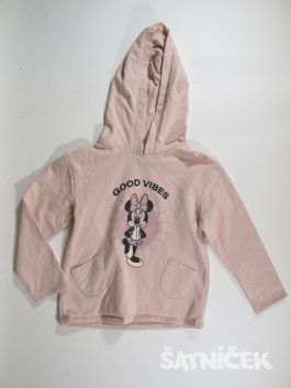 Růžová mikina pro holky  secondhand