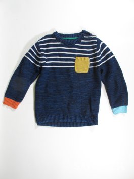 Pruhovaný svetr pro kluky secondhand