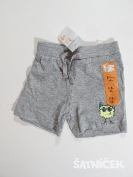 Kratasy šedé pro kluky outlet 