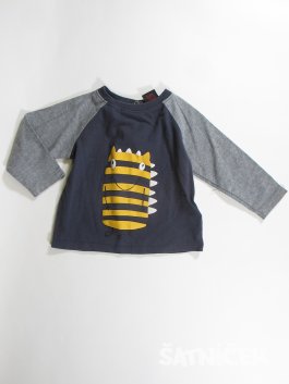 Triko dl.rukáv pro kluky šedé secondhand