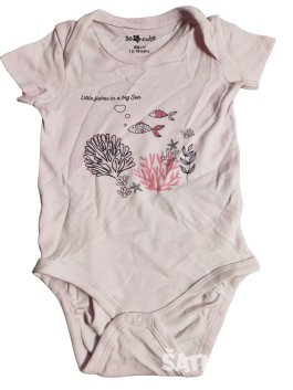 Body krátké růžové pro holky secondhand