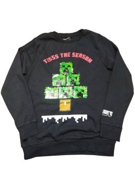 Mikina černá pro kluky Minecraft secondhand