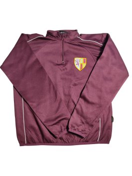 Vínová sportovní mikina pro kluky secondhand