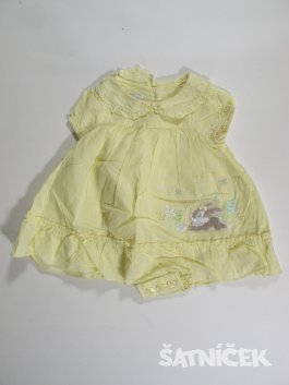 Šaty -body žluté pro holky  secondhand
