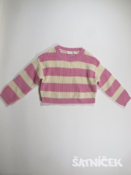 Svetr s pruhem pro holky crop secondhand