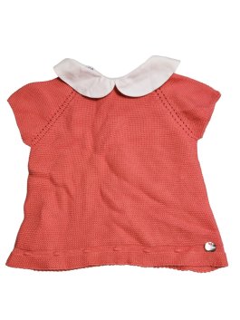 Pletené triko oranžové pro holky secondhand Juliana