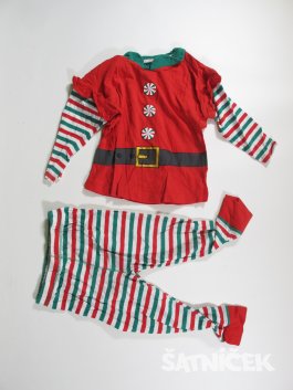 Pyžamo pro kluky vánoční secondhand
