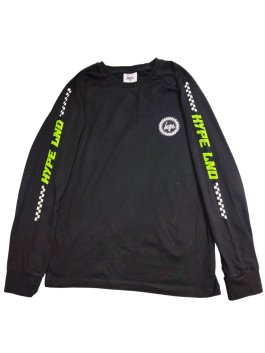 Černé triko se závodními pruhy pro kluky secondhand Hype